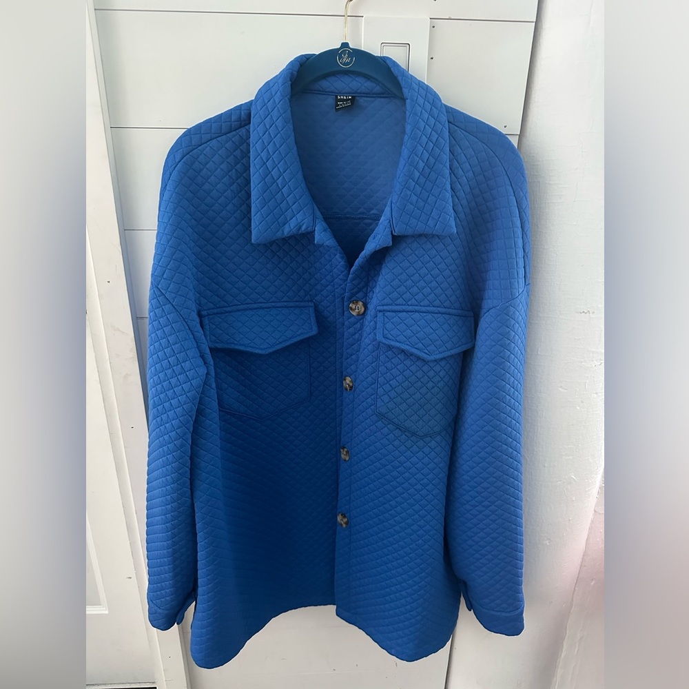 Oversized Blue Shacket